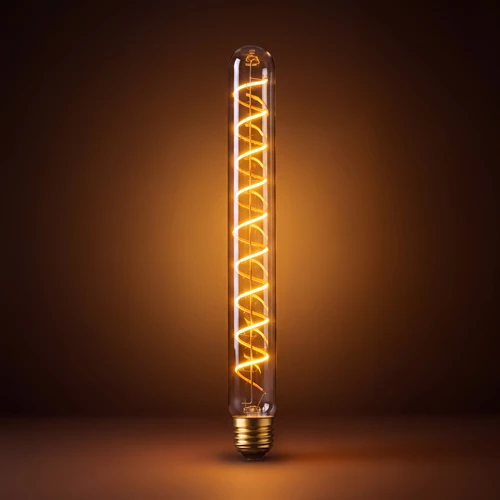 Lucide T32 - Ampoule filament - Ø 3,2 cm - LED Dim. - E27 - 1x4,9W 2200K - Ambre - ambiance 1